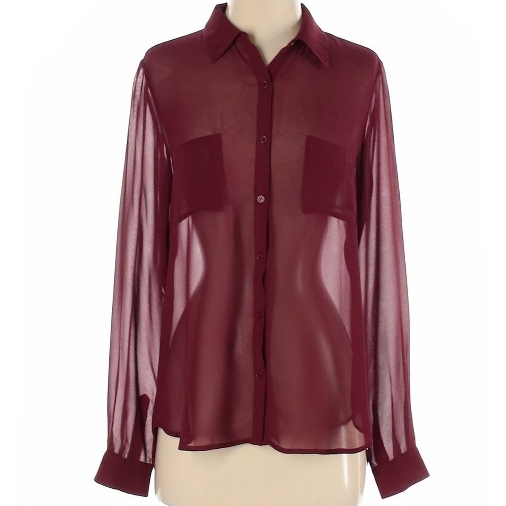 BELLATRIX long sleeve red top